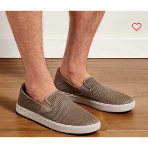 OluKai LAE AHI Mesh Slip On Shoes Sneakers Beach Wet Grip Green Mens Size 11